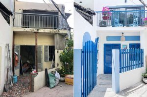 cải tạo nhà ống 2 tầng cũ