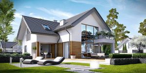 Nhà cấp 4 mái thái gác lửng đẹp