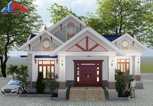 nhà cấp 4 mái thái giá rẻ