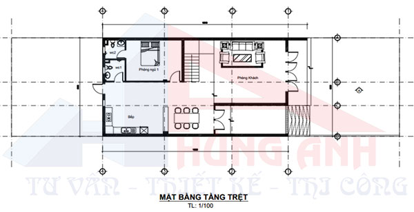 Bản vẽ thiết kế nhà 2 tầng mái nhật 3 phòng ngủ