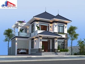 những mẫu nhà mái nhật 2 tầng đẹp