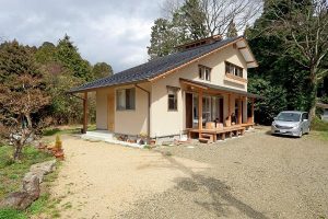 nhà cấp 4 gác lửng kiểu nhật