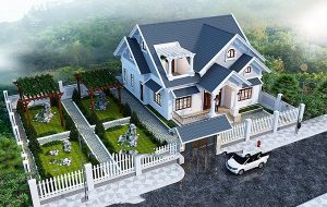 biệt thự mái thái