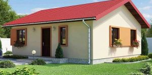thiết kế nhà cấp 4 mái ngói