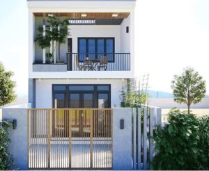 mẫu thiết kế nhà ống 2 tầng