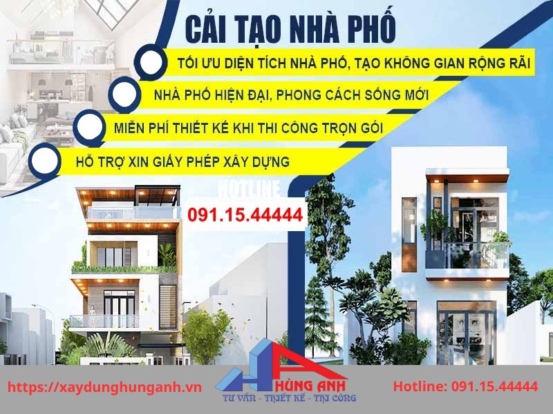 dịch vụ cải tạo nhà phố