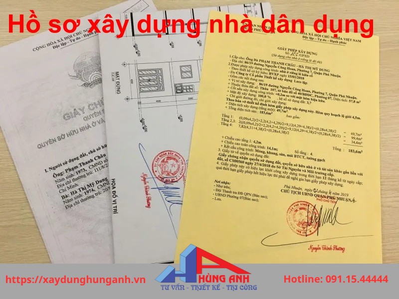 hồ sơ cấp phép xây nhà