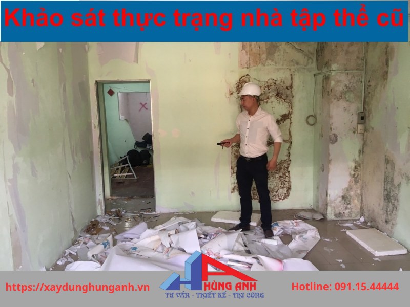 khảo sát hiện trạng nhà tập thể