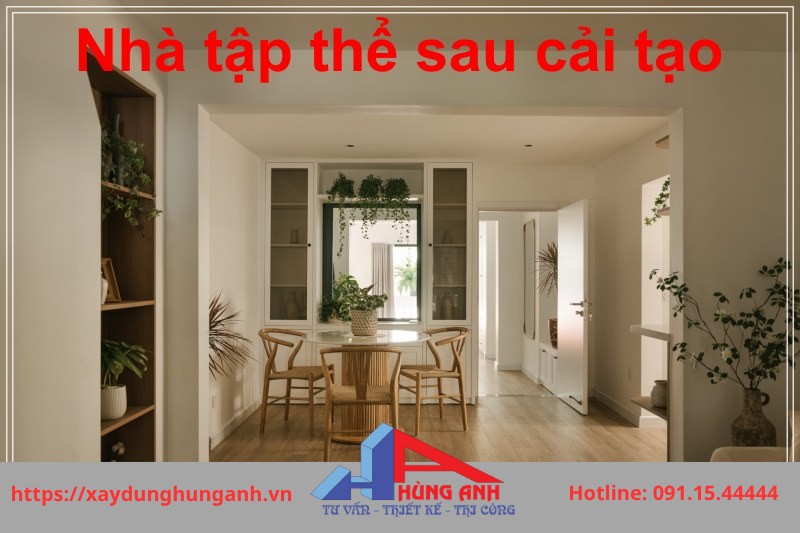 cải tạo nhà tập thể cũ
