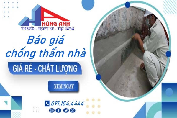 báo giá chống thấm