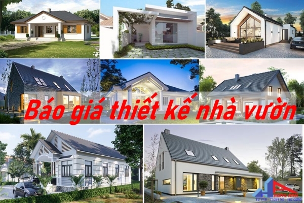 Báo giá thiết kế nhà vườn 