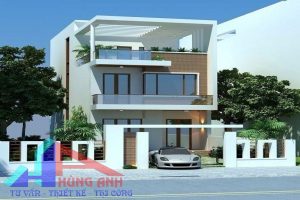 nhà ống 2 tầng kiểu châu âu