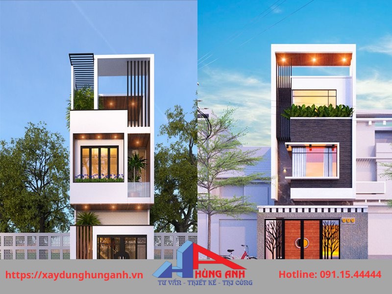nhà ống 3 tầng hiện đại
