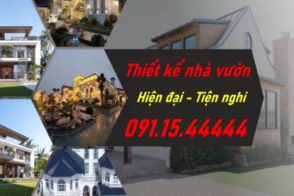 thiết kế nhà vườn