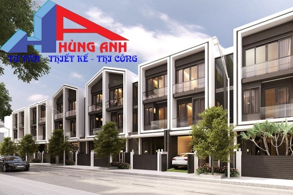 xây nhà liền kề hiện đại