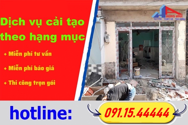 cả tạo nhà theo hạng mục