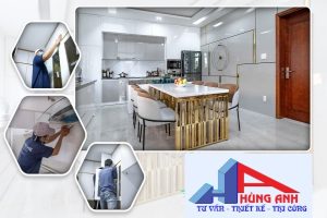 Thi công nội thất nhà bếp bền đẹp nhanh chóng