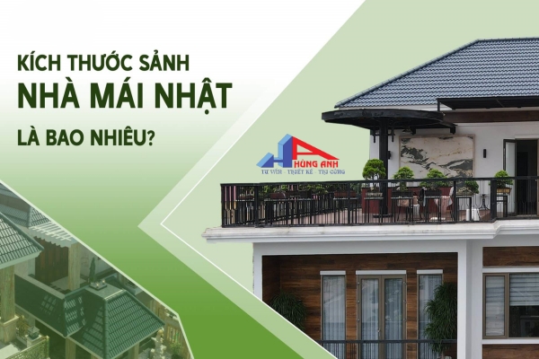 Kích thước sảnh nhà mái nhật 