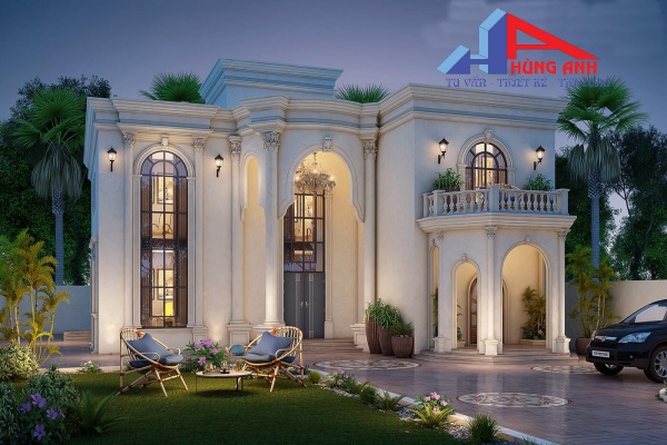 mẫu villa tân cổ châu âu