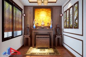 Thiết kế nội thất phòng thờ