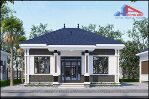 nhà cấp 4 ba gian hiện đại