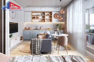 Thiết kế nội thất bếp chung cư đẹp