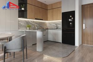 Thiết kế nội thất bếp chung cư