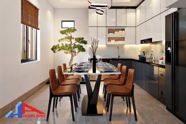 Thiết kế nội thất bếp nhà ống