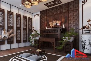 Thiết kế nội thất phòng thờ đẹp