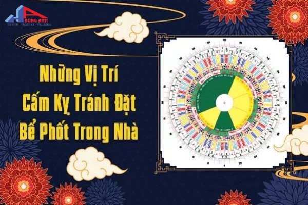 Những vị trí không nên đặt bể phố trong nhà 