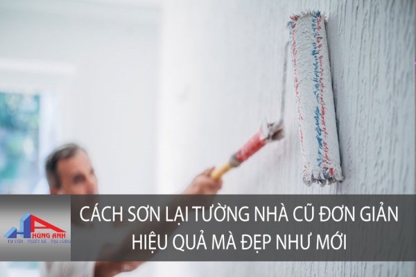 Cách tự sơn tường cũ