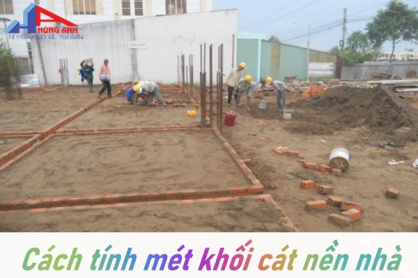 Cách tính mét khối cát nền