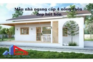 Mẫu nhà ngang cấp 4 vùng nông thôn có thiết kế đẹp ấn tượng