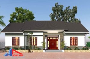 nhà ngang cấp 4 3 phòng ngủ