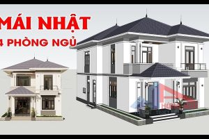 Bộ sưu tập những mẫu nhà chữ U 4 phòng ngủ mái nhật đẹp mê đắm