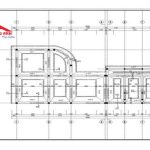 bản vẽ móng băng 1 phương