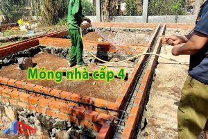 Móng nhà cấp 4 mái tôn và chi phí làm móng chi tiết