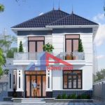 nhà 2 tầng mái nhật 5x20