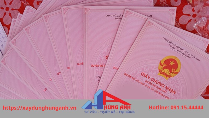 giấy chứng nhận quyền sử dụng đất