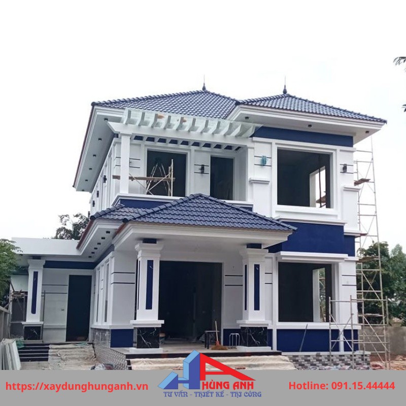 xây nhà 2 tầng trọn gói