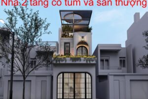 Xây nhà 2 tầng trọn gói tại Hà Nội