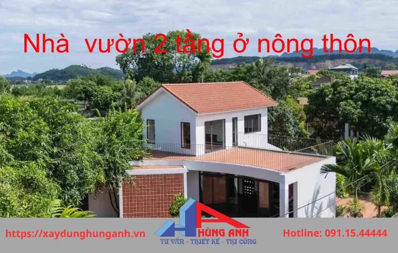 mẫu nhà 2 tầng ở nông thông