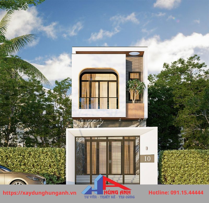 nhà ống 2 tầng