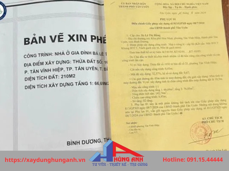 hồ sơ xin cấp phép xây dựng