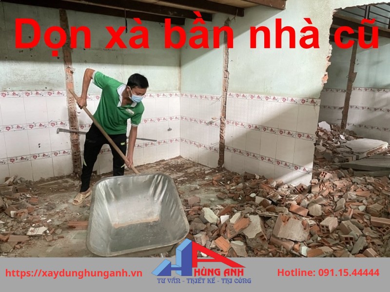 dọn xà bần xây dựng