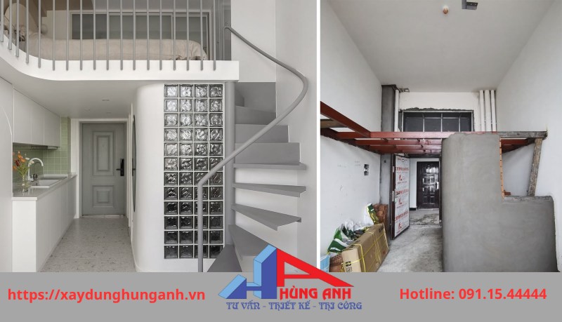 làm gác lửng cho nhà 4 tầng