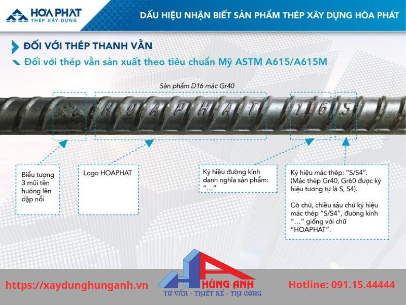 dấu hiệu nhận biết thép hòa phát thật giả