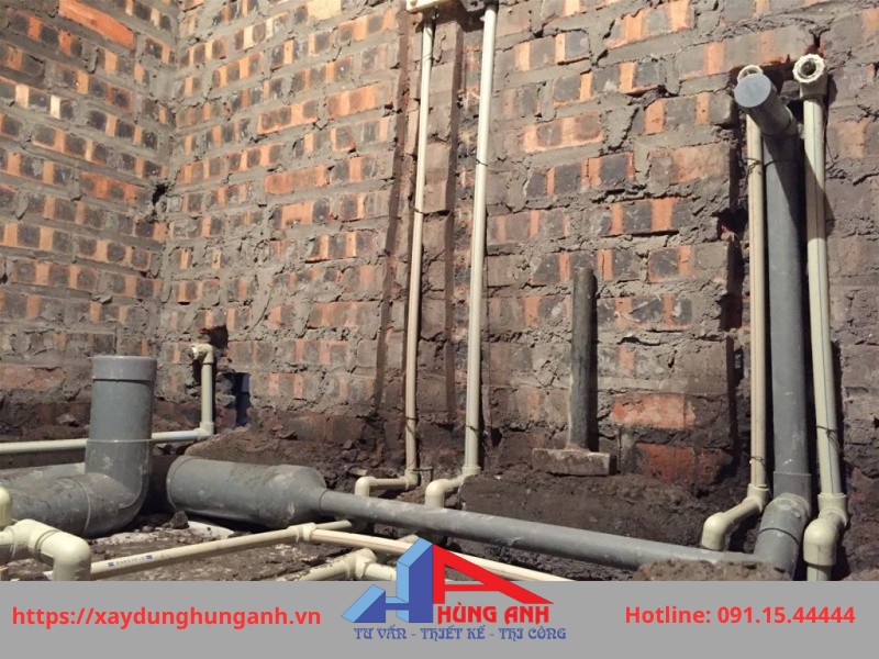 thi công đường nước âm tường
