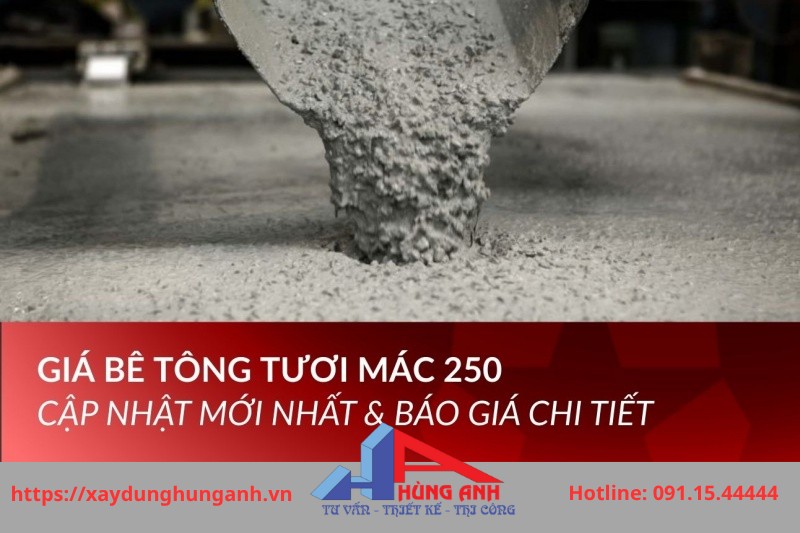 bê tông tươi mác 250